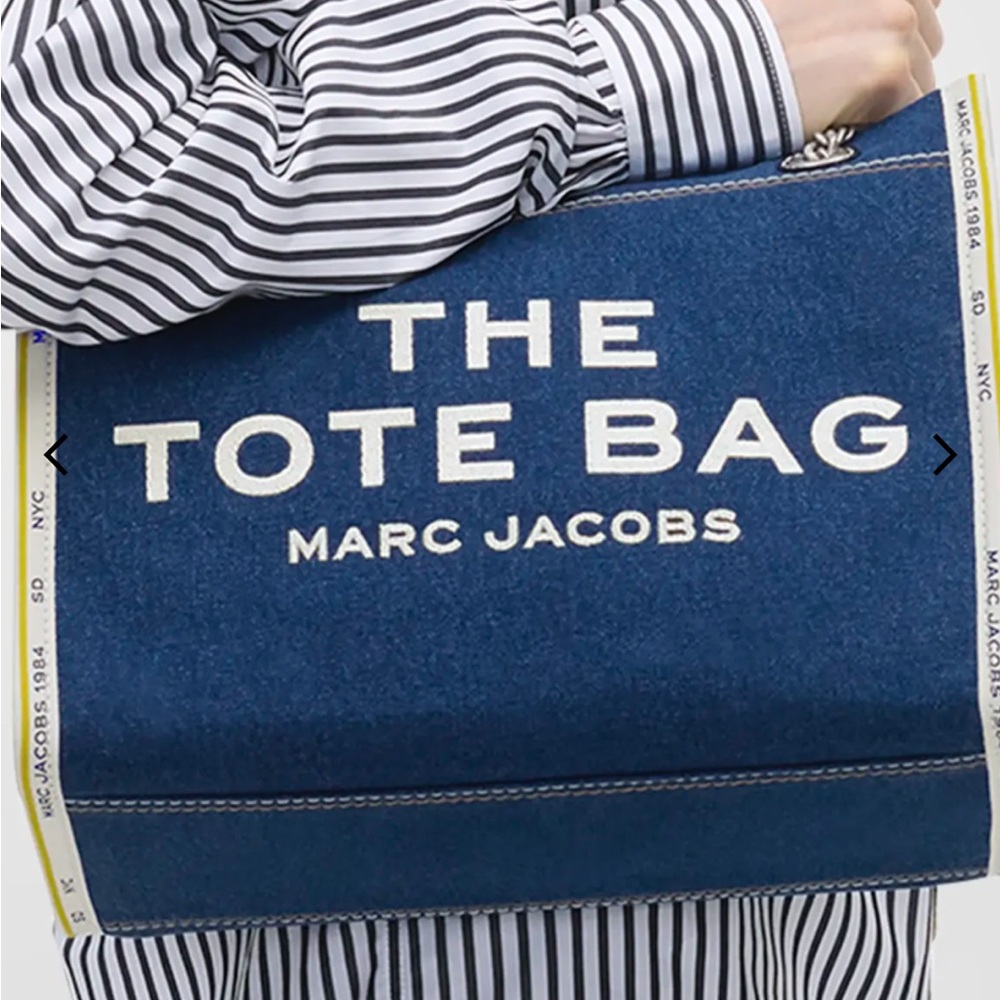 Marc Jacobs Denim Blue Tote Bag medium - Picture 2 of 6